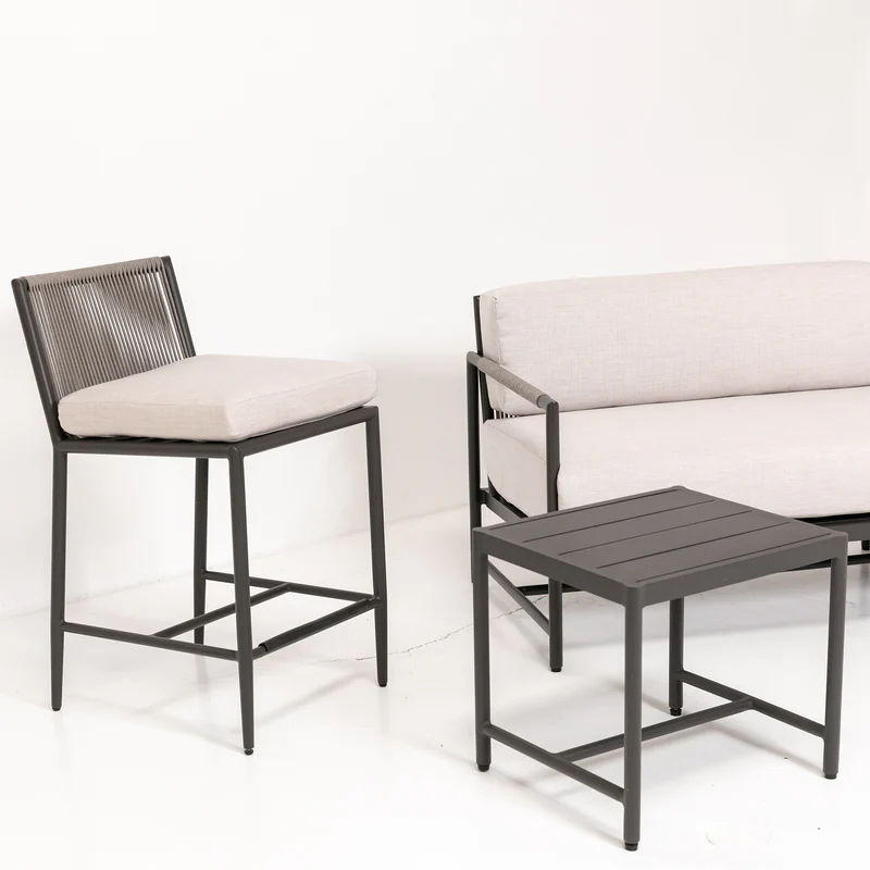 Pietra - Barstool, No Welt - Echo Ash / Dark Gray