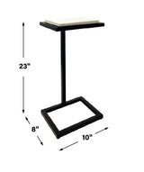 Martini Table - Satin Black