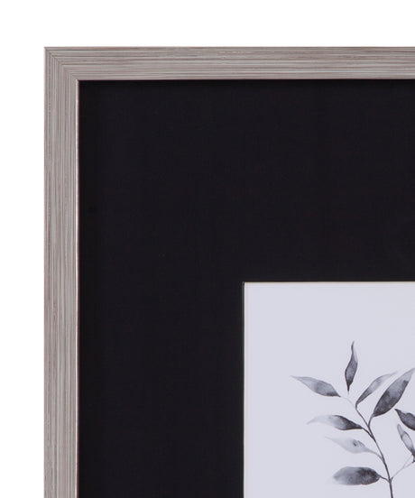 Brume Botanical - II Framed Print - Black / Gray