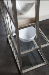 Signature Designs - Vara Etagere - Pearl Silver