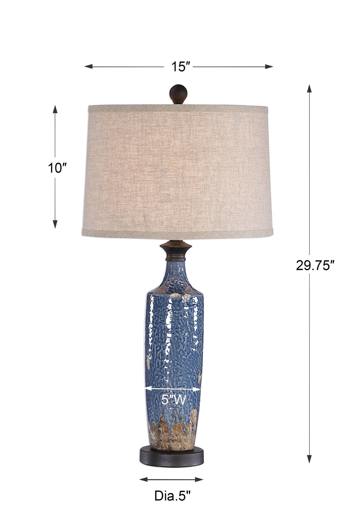 Table Lamp - Blue