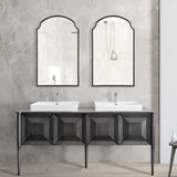 Beautiful Arch Mirror - Satin Black