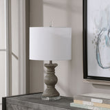 Table Lamp - Metallic Stone Gray