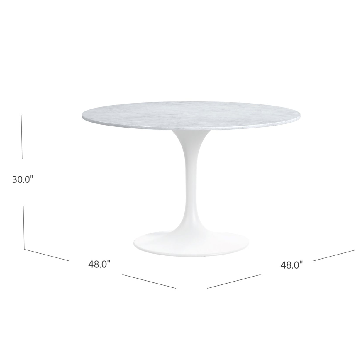 Dunham - Dining Table - White