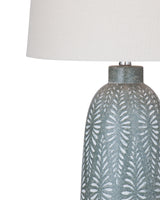 Windham - Table Lamp - Green / Cream