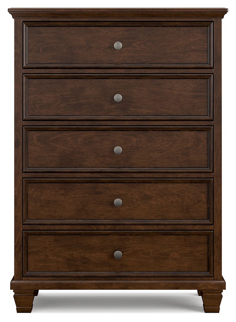 Danabrin - Brown - Five Drawer Chest