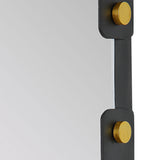 Mirror Gold Accents - Matte Black