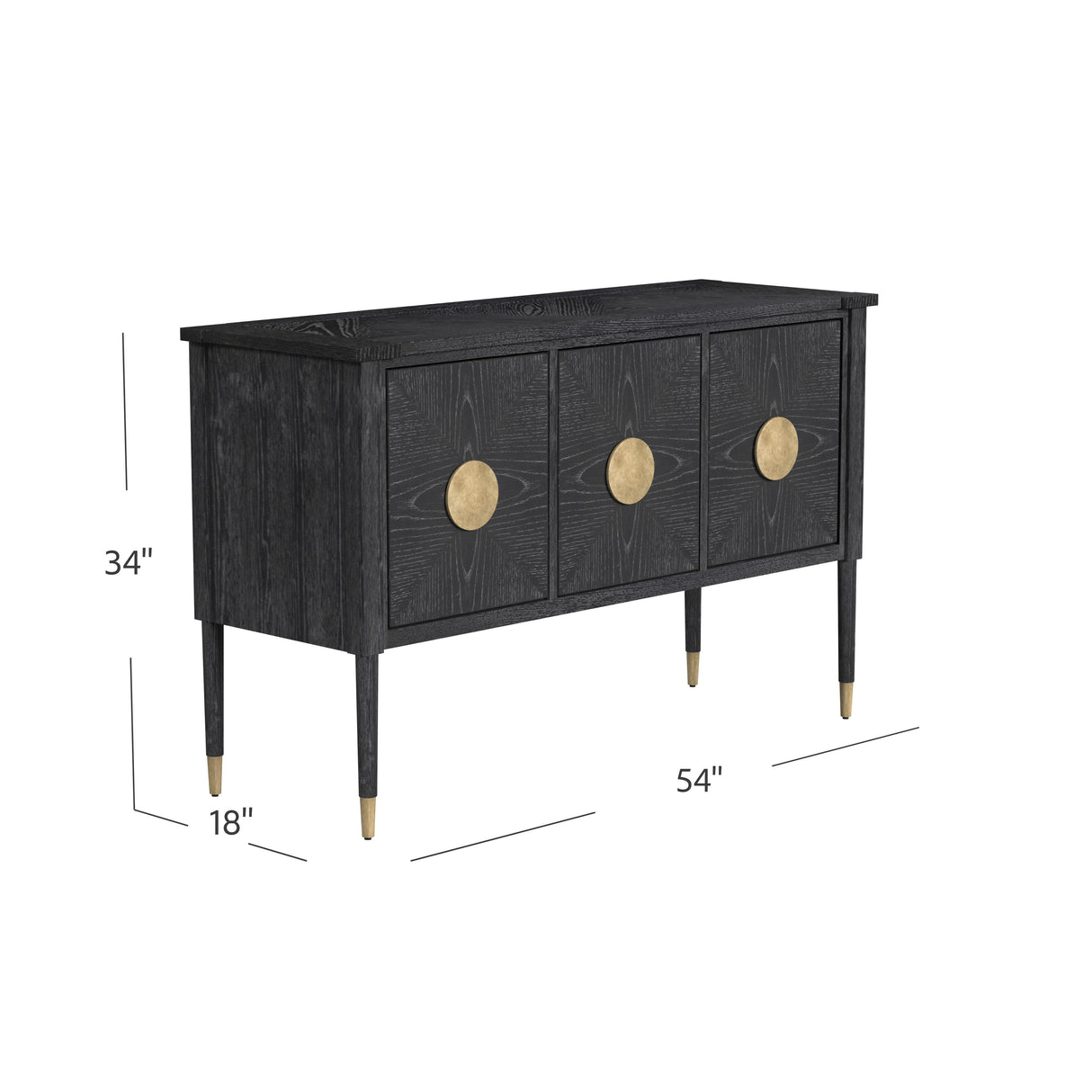 Jensen - Console Table - Black