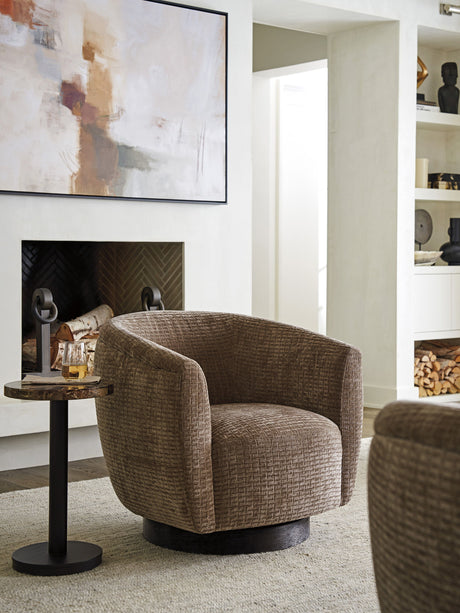 Zanzibar - Haviland Swivel Chair - Light Brown