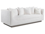 Artistica Upholstery - Claudette Bench Seat Fabric Sofa - White