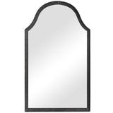 Mirror With Hammered Frame - Black