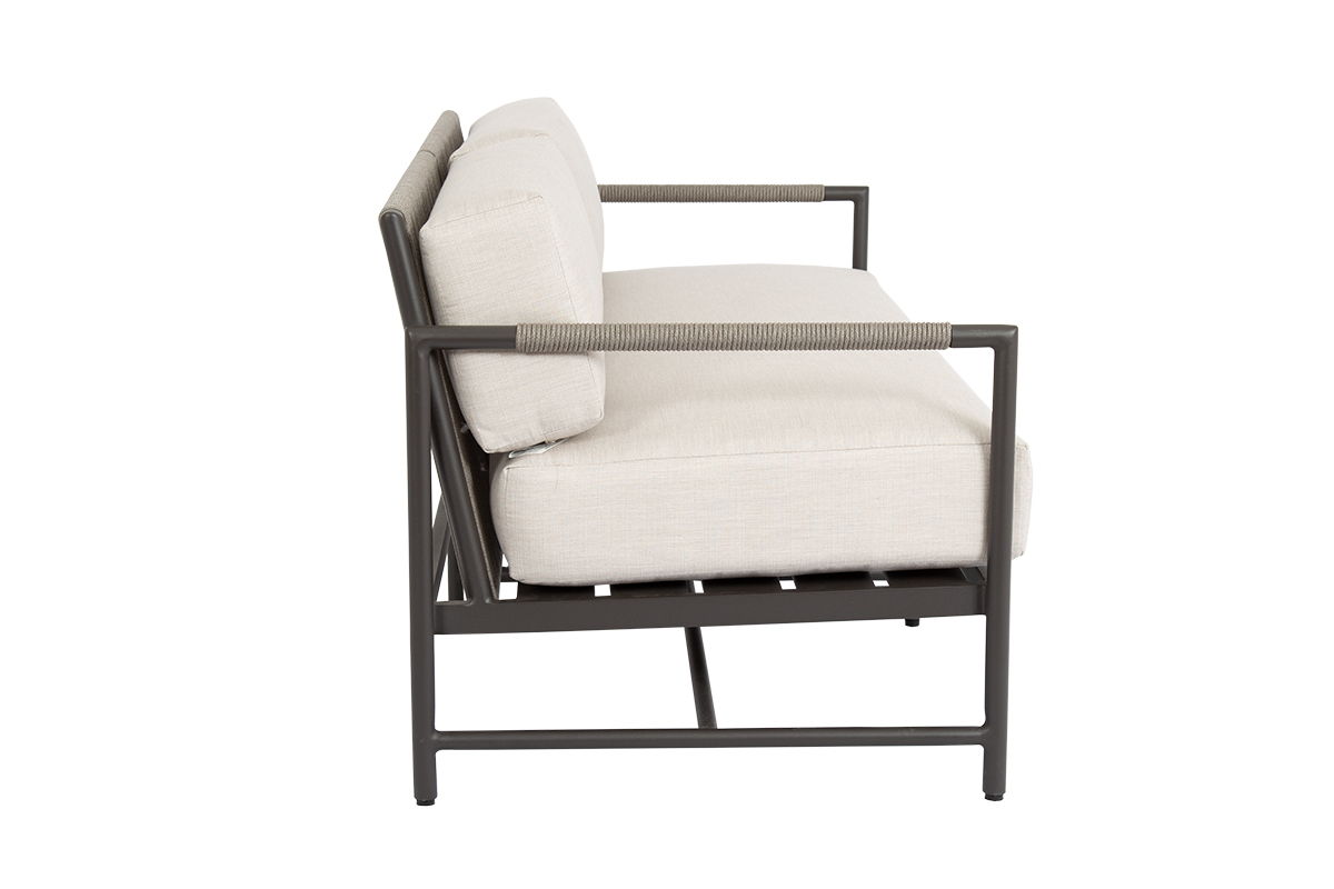 Pietra - Loveseat, No Welt - Echo Ash / Dark Gray