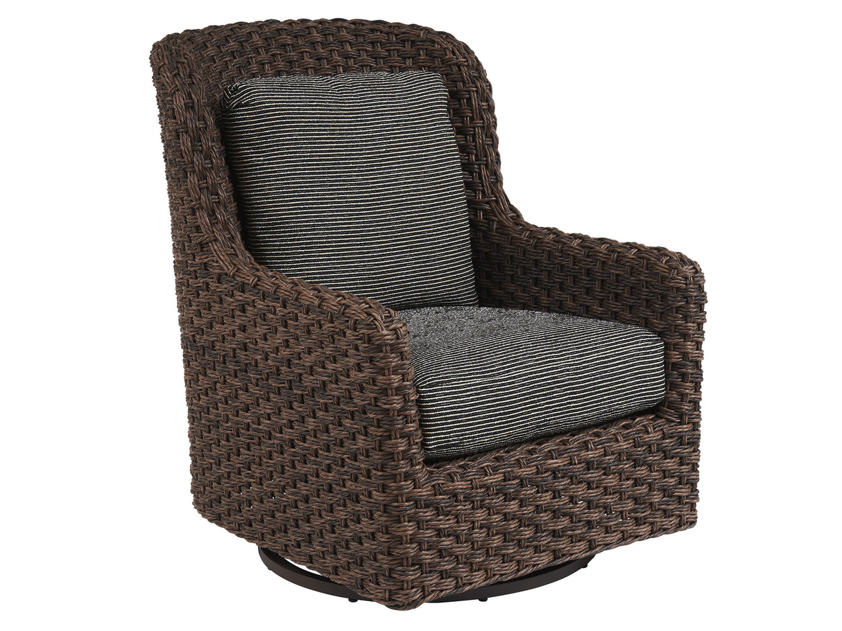 Kilimanjaro - Swivel Glider Chair - Dark Brown