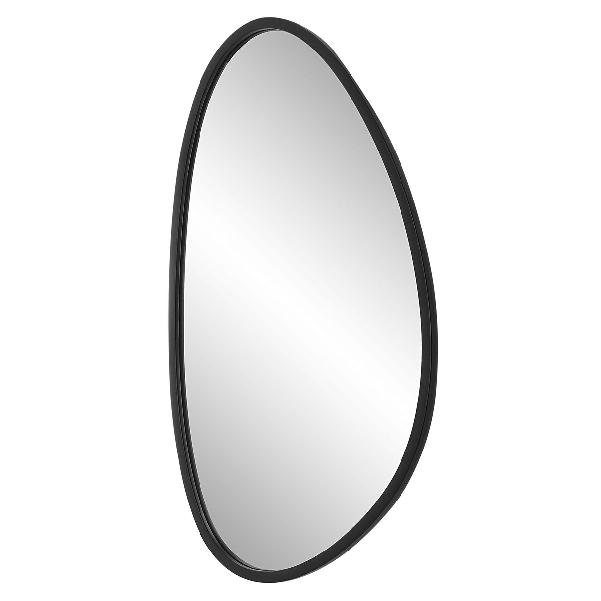 Asymmetrical Mirror - Matte Black