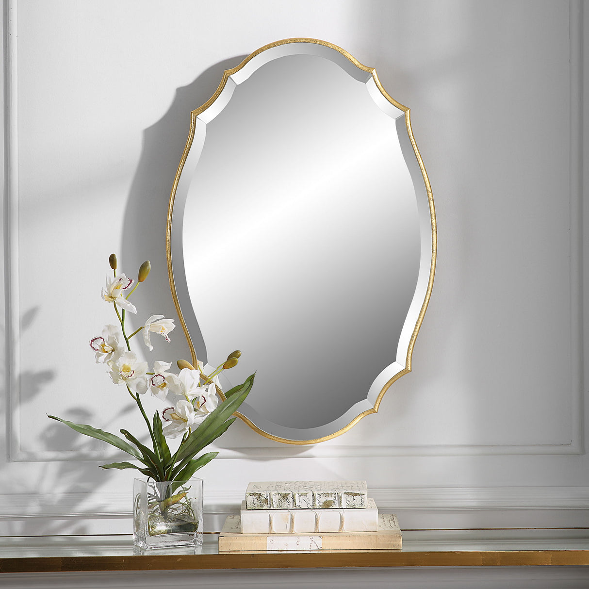 Antiqued Mirror - Metallic Gold