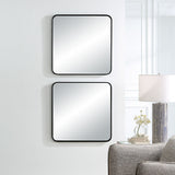 Mirror (Set of 2) - Satin Black