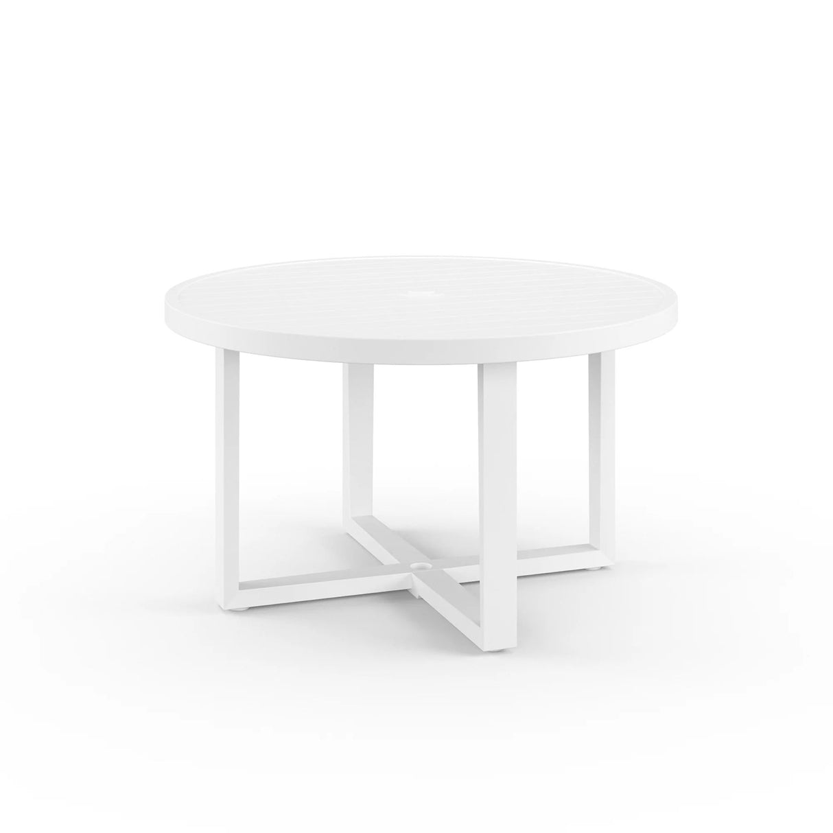 Newport - Aluminum Dining Table - White