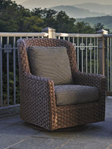 Kilimanjaro - Swivel Glider Chair - Dark Brown