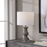 Table Lamp - Metallic Stone Gray