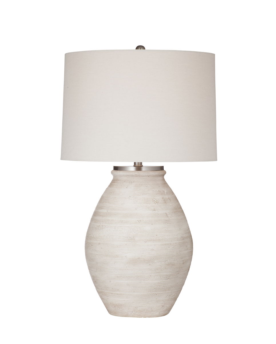 Fraser - Table Lamp - Distressed Cream