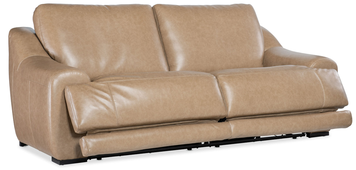 MS - Wayward Power Sofa With Power Headrest - Brown