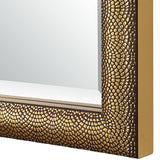 Mirror - Gold & Dark Brown