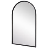 Metal Arch Mirror - Matte Black