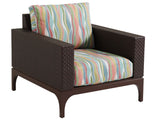 Abaco - Lounge Chair - Dark Brown / Green