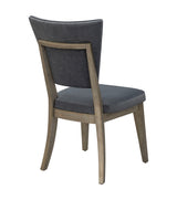 Vivien - Dining Chair - Silver Primavera / Dark Gray