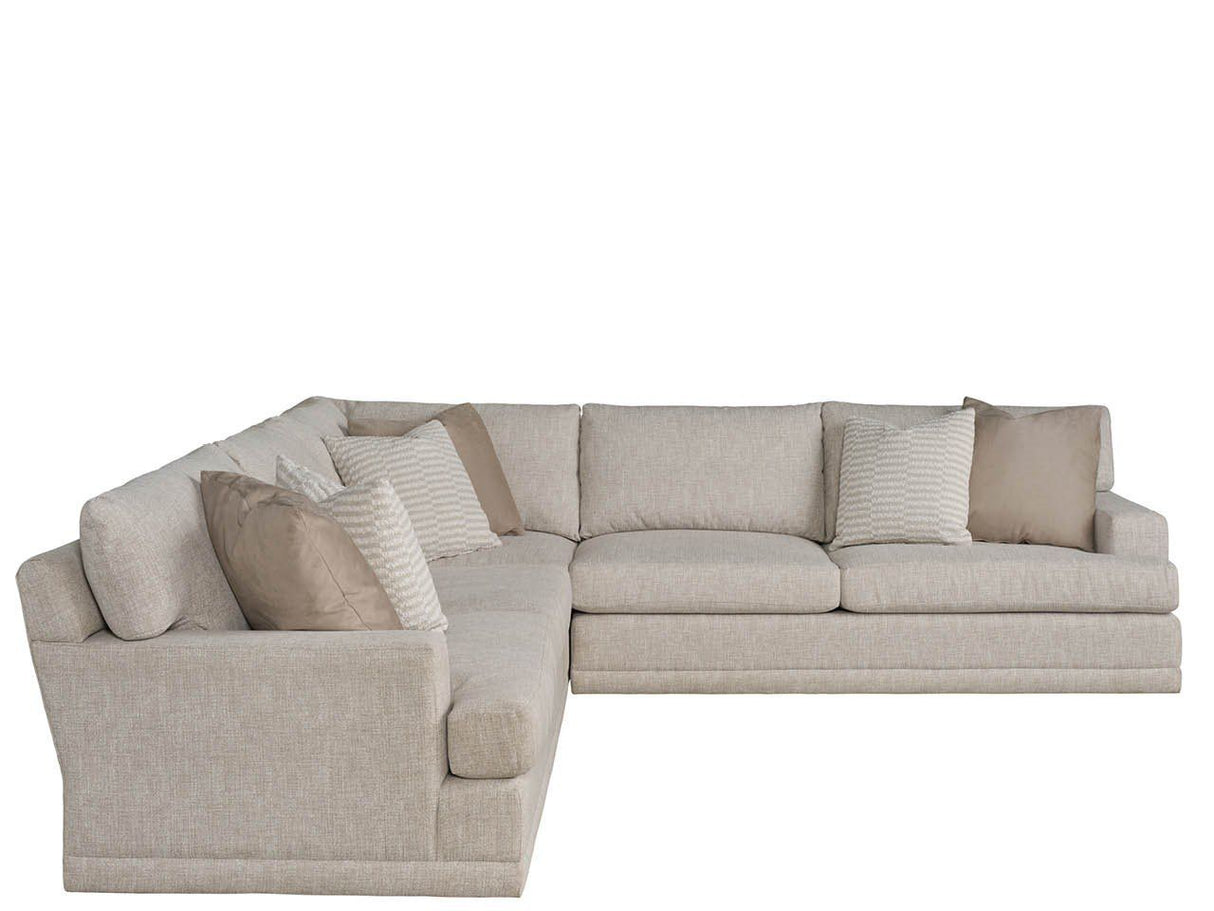 Hadlee - Loveseat 3 Piece Sectional - Gray