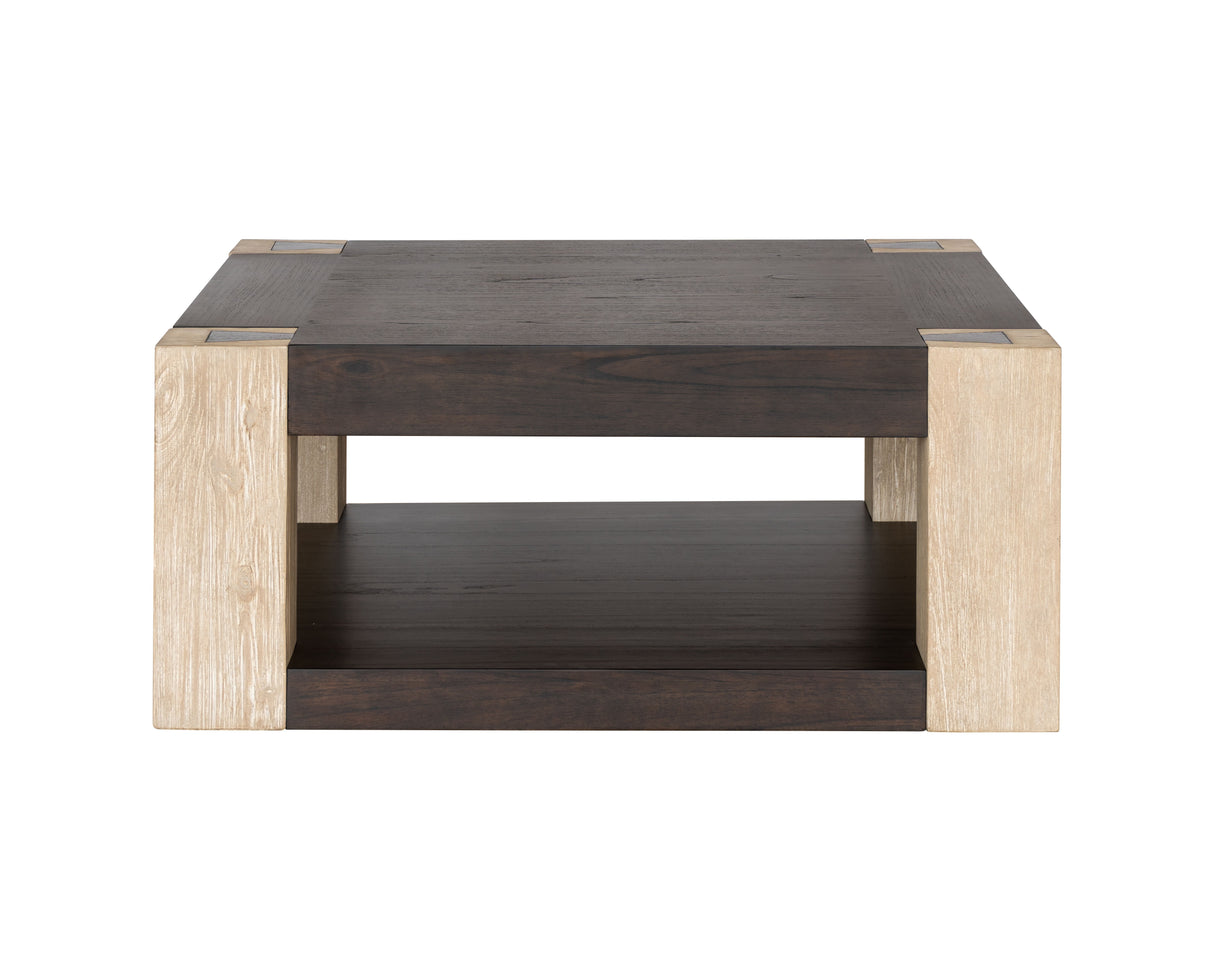 Harmony - Cocktail Table - Carbon Mindi / Blonde Acacia