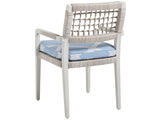 Seabrook - Arm Dining Chair - White / Light Blue