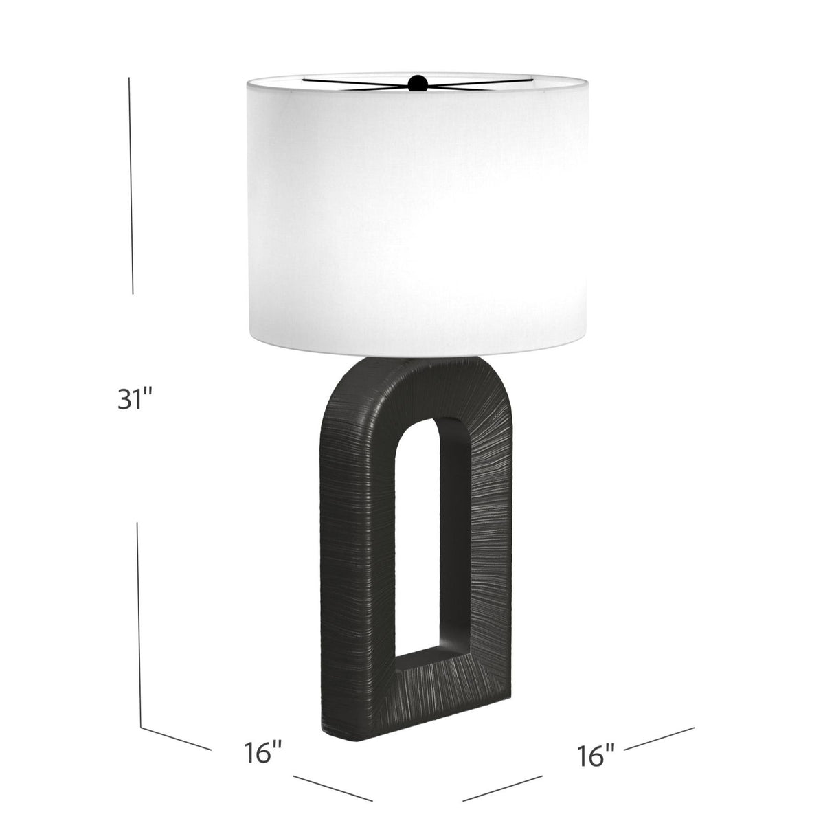 Leers - Table Lamp - Black