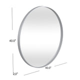 Portia - Wall Mirror - Silver