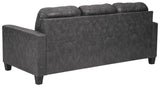 Venaldi - Gunmetal - Sofa Chaise