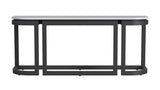 Malibu - Console Table - Black / White