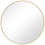 Plain Mirror - Brushed Gold