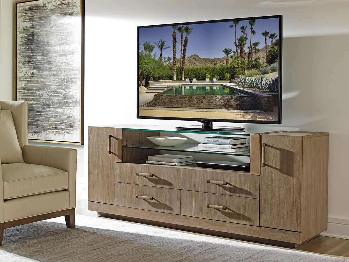 Shadow Play - Turnberry Media Console - Light Brown