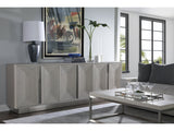 Signature Designs - Gradient Long Media Console - Dark Gray