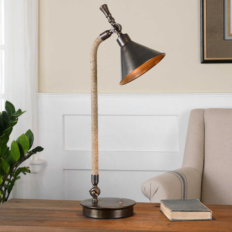 Duvall Task - Lamp - Brown, Dark