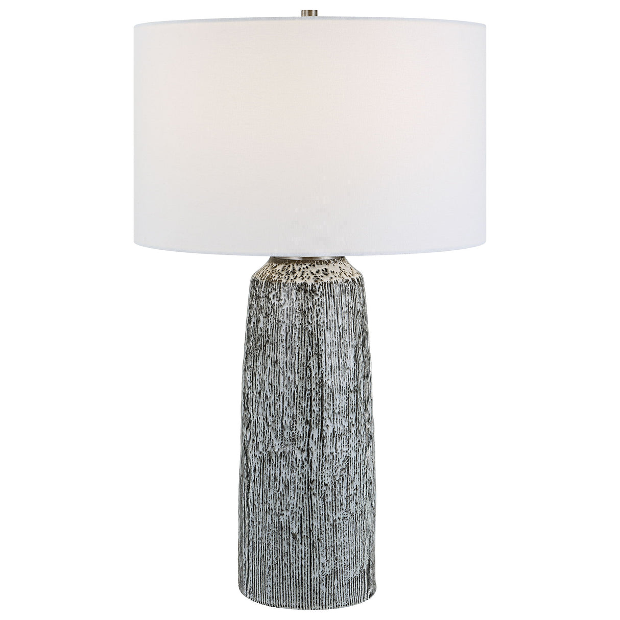 Static - Modern Table Lamp - Gray, Dark