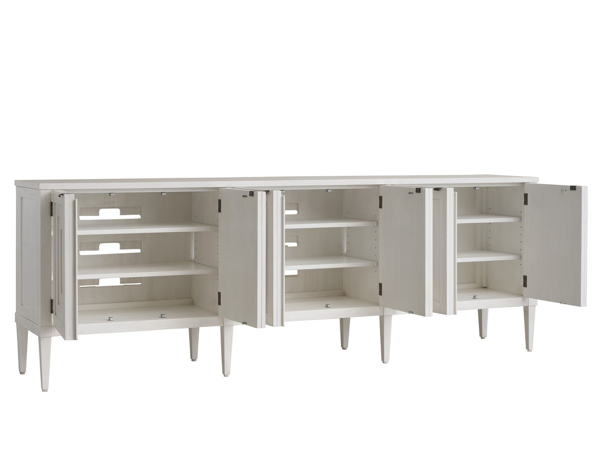 Sanibel - Clearwater Long Media Console - White