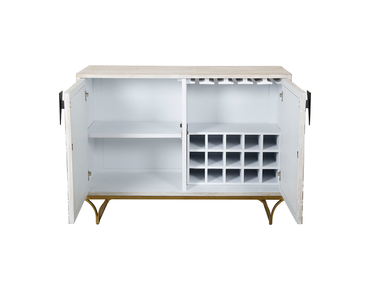 Martina - Hospitality Cabinet - Sandblasted White Wash