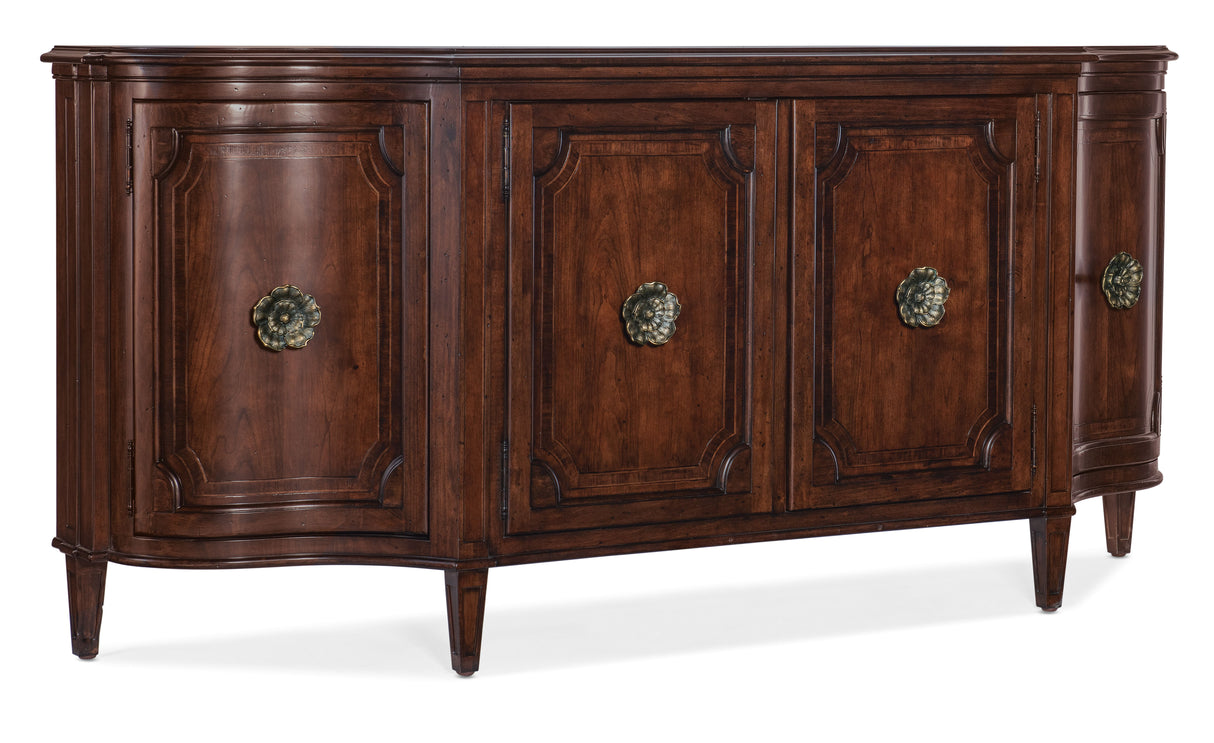 Charleston - Four-Door Buffet - Dark Brown