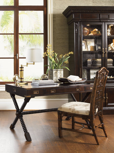 Royal Kahala - Poets Crossing Writing Desk - Dark Brown