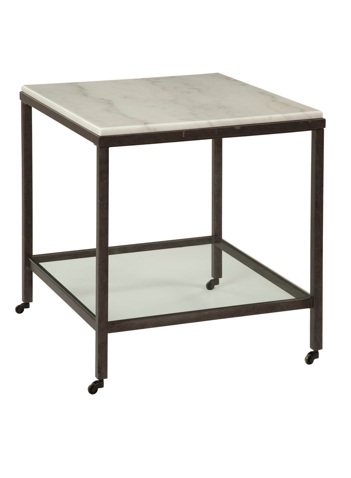 Whitman - Square End Table - White