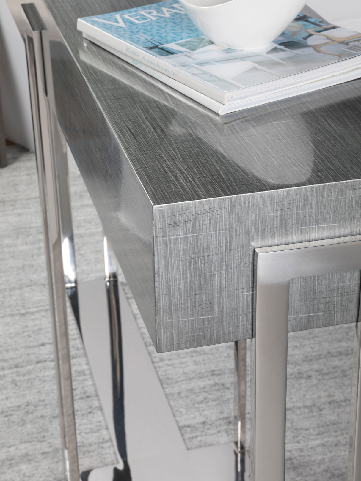 Signature Designs - Iridium Console - Dark Gray