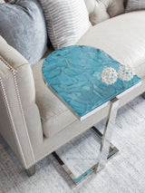 Signature Designs - Placido Spot Table - Light Blue