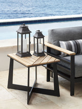 South Beach - Square End Table - Dark Gray