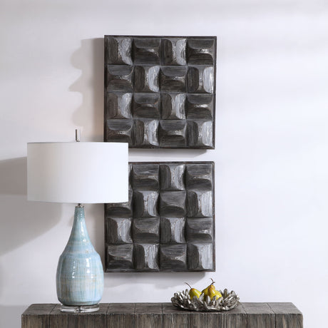 Pickford - Wood Wall Decor - Gray, Dark